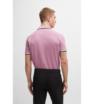 BOSS Polo Paddy lilas