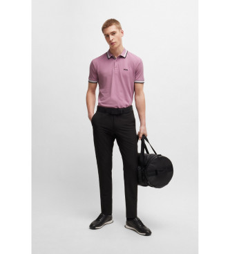 BOSS Polo Paddy lilas