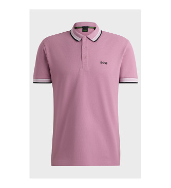 BOSS Polo Paddy lilas