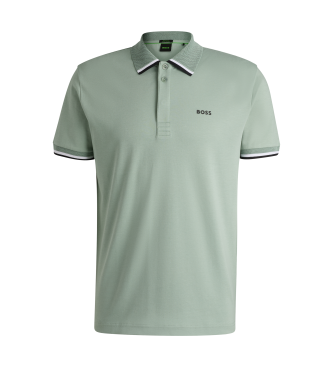 BOSS Paddy Lux Heritage green polo shirt