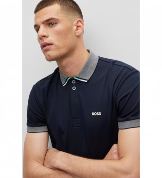 BOSS Paddy navy polo shirt