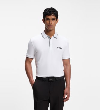 BOSS Paddy Pro white polo shirt