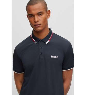 BOSS Granatowa koszulka polo Paddy Pro