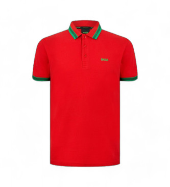 BOSS Polo Paddy rouge