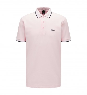 BOSS Paddy pink polo shirt