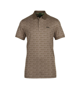 BOSS Paddy Tape AO brun poloshirt