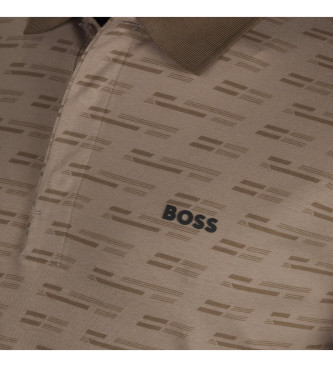 BOSS Paddy Tape AO brun poloshirt