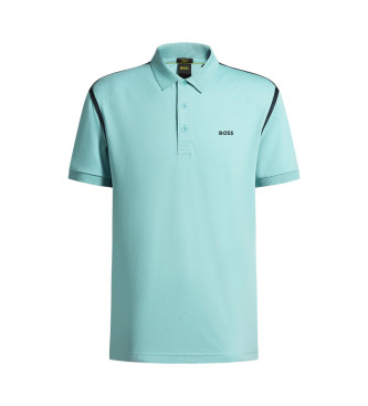 BOSS Polo Paddy Tape turquoise