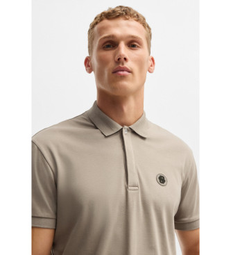 BOSS Polo beige Paddy Tl