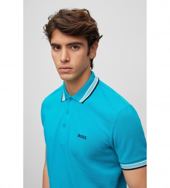 BOSS Polo Paddy Turquoise