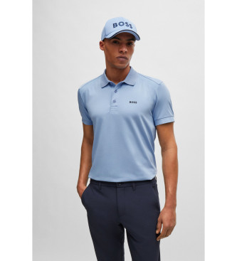 BOSS Paddy4 blauw poloshirt