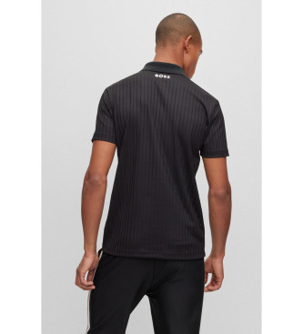 BOSS Paddytech polo shirt black