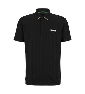 BOSS Paddytech polo shirt sort