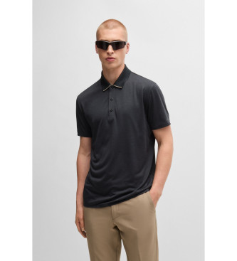 BOSS Paddytech polo shirt black