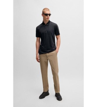 BOSS Paddytech polo shirt sort