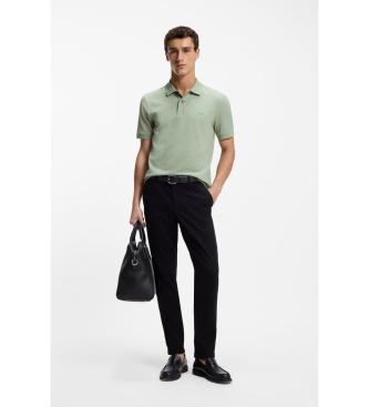 BOSS Pallas green polo shirt