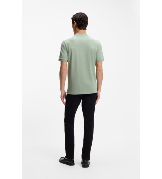 BOSS Pallas green polo shirt