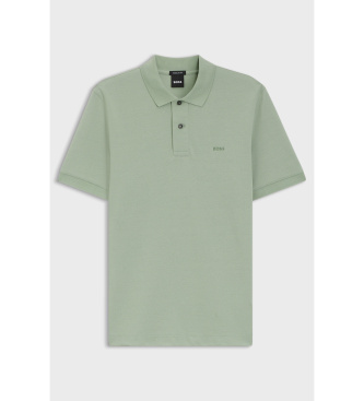 BOSS Pallas green polo shirt