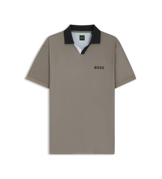 BOSS Polo Palle Toc braun
