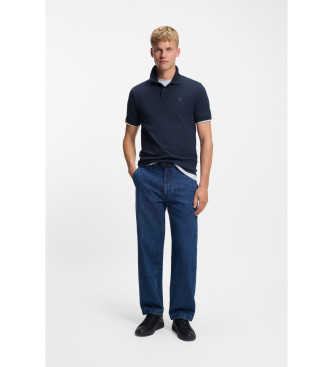 BOSS Navy Passagier Poloshirt