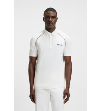 BOSS Polo Patteo white