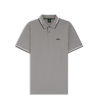 BOSS Polo Paul grijs