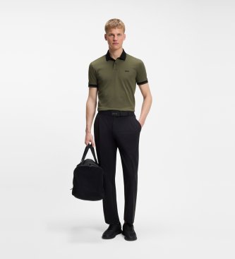 BOSS Polo Paule verde-oliva