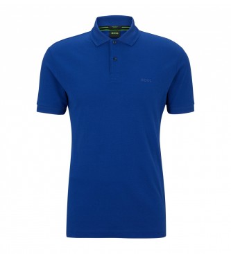 BOSS Polo Pio blau