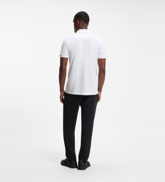 BOSS Polo Pio blanco