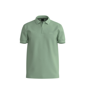 BOSS Pio green polo shirt