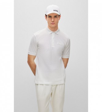 BOSS Piocomfort poloshirt hvid