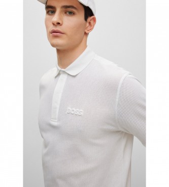 BOSS Polo Piocomfort blanco