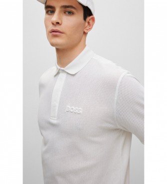 BOSS Piocomfort Poloshirt wei