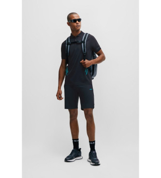 BOSS Piraq Active navy polo shirt 