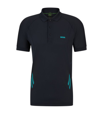 BOSS Piraq Active navy polo shirt 