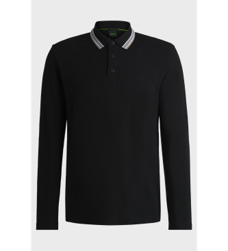 BOSS Plisy polo shirt sort