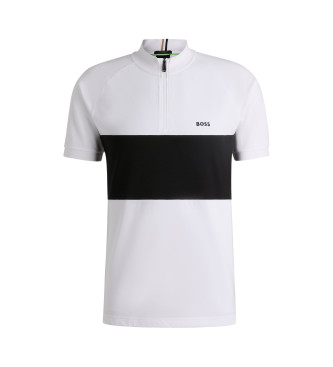 BOSS Pollan ASP white polo shirt