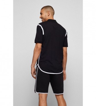 BOSS Relaxed Fit polo shirt black