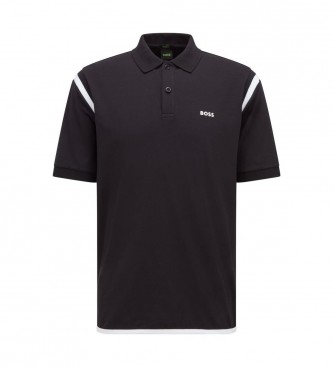 BOSS Polo Relaxed Fit noir