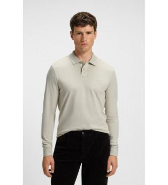 BOSS Slim Fit polo majica Passerby bež barve