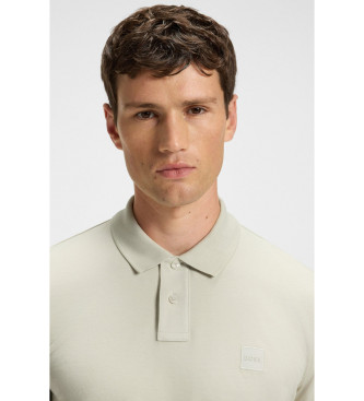 BOSS Slim Fit polo majica Passerby bež barve