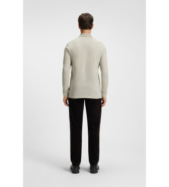 BOSS Slim Fit polo majica Passerby bež barve