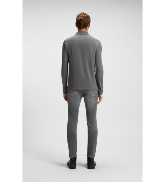 BOSS Polo Slim Fit Pique grau