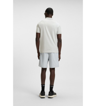 BOSS Urban Tech grijs poloshirt