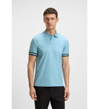 BOSS Zone blauw poloshirt
