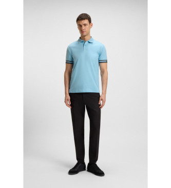 BOSS Zone blauw poloshirt