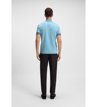 BOSS Zone blauw poloshirt