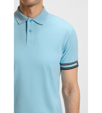 BOSS Zone blauw poloshirt