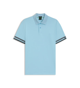 BOSS Zone blauw poloshirt
