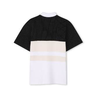 BOSS Polo en piqu noir